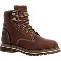 Georgia Boot Size 7.5 Alloy Alloy Toe Boots, Brown GB00515  W  075
